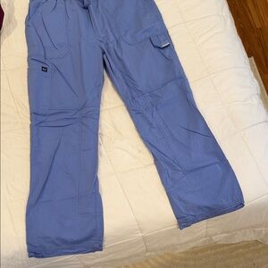 KOI Alma Ceil Blue Utility Scrub Pants